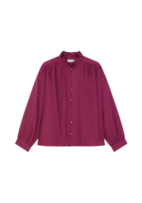 Blusa Rudy Des Petits Hauts Colore Bruyère a Maniche Lunghe con Chiusura a Bottoni Des Petits Hauts | Bluse | 1H240411BRUYERE